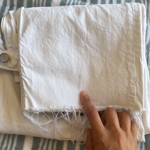 Zara relaxed denim white jeans great condition - Picture 8 of 8